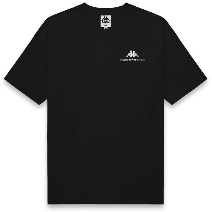 Kappa - T-Shirts & Top Uomo Nero - Authentic Sorond