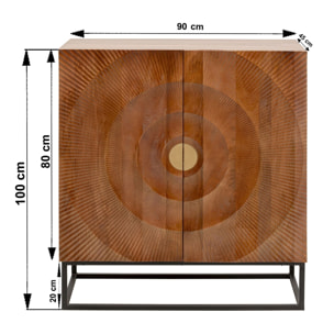 Buffet Madeira 2 portes nature Kare Design