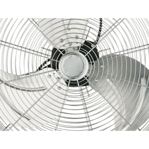 Ventilador industrial de pie en aluminio 120W con altura regulable VENTY IND 120F PURLINE