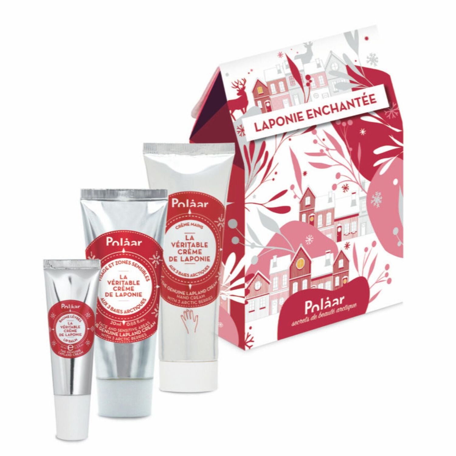 Laponie Enchantée - Coffret Crème Visage et Zones Sensibles 20ml + 2 Produits