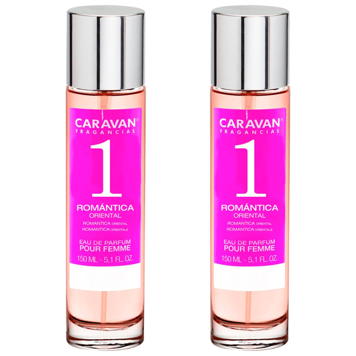 Caravan fragancias set de 2 frascos perfume de mujer nº1, de 150 ml