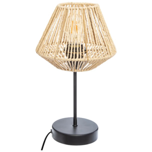 Lampe "Jily" beige H34cm