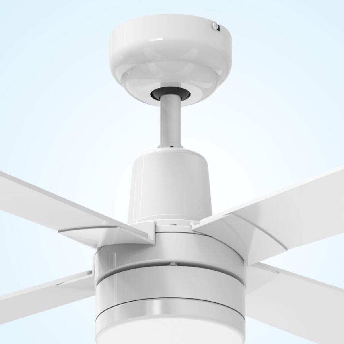Ventilador de Techo ø122 cm con LED y Wifi Reversible Hypersilence ELECTRA KLASSFAN