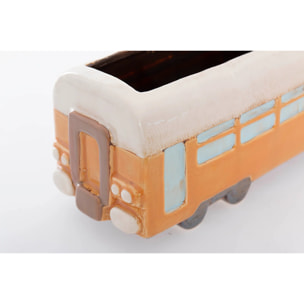 Tren Ceramica Con Macetero 32x11x12 Cm