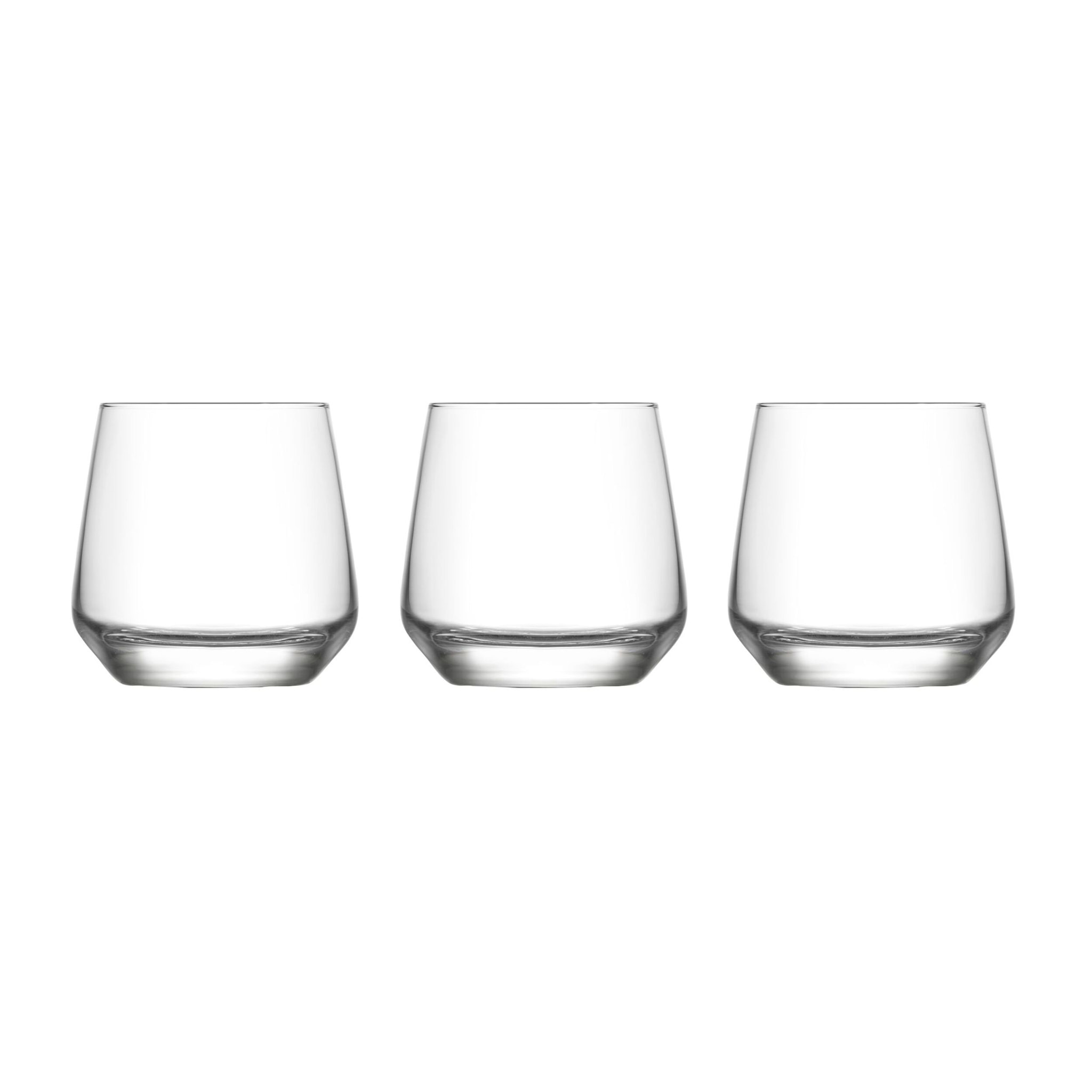 Lot de 3 gobelets 34cl en verre FLORENCE