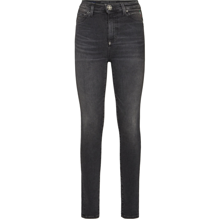 PHILIPP PLEIN Jegging de cintura alta