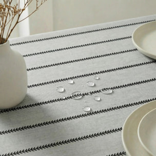 Nappe antitache au toucher tissu imperméable IAN BLACK