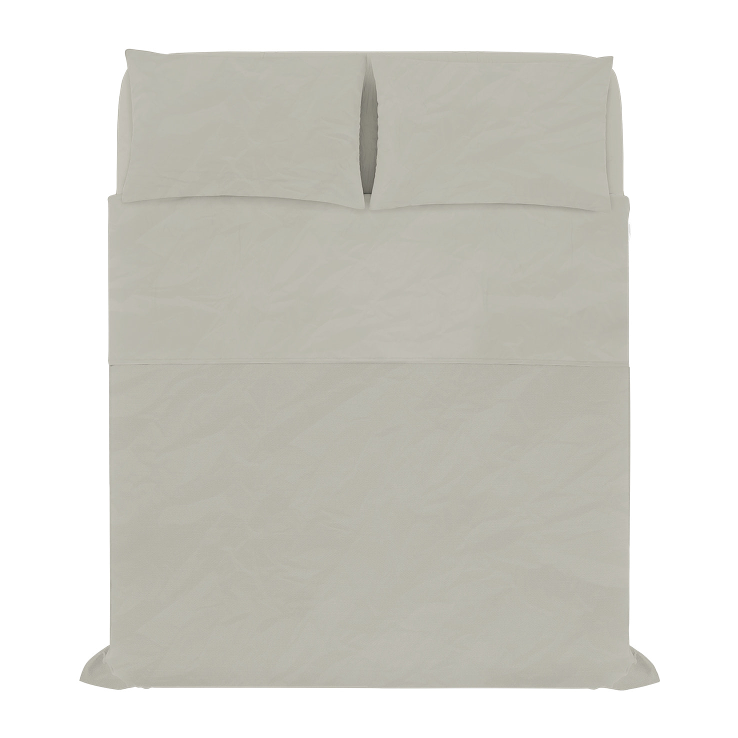 COMPLETO LETTO WATER WASHED, 100% Microfibra, No Stiro - SABBIA