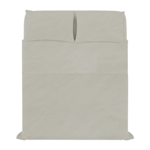COMPLETO LETTO WATER WASHED, 100% Microfibra, No Stiro - SABBIA