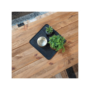 Table basse de 117 cm en bois massif de pin recyclé - ORIGIN