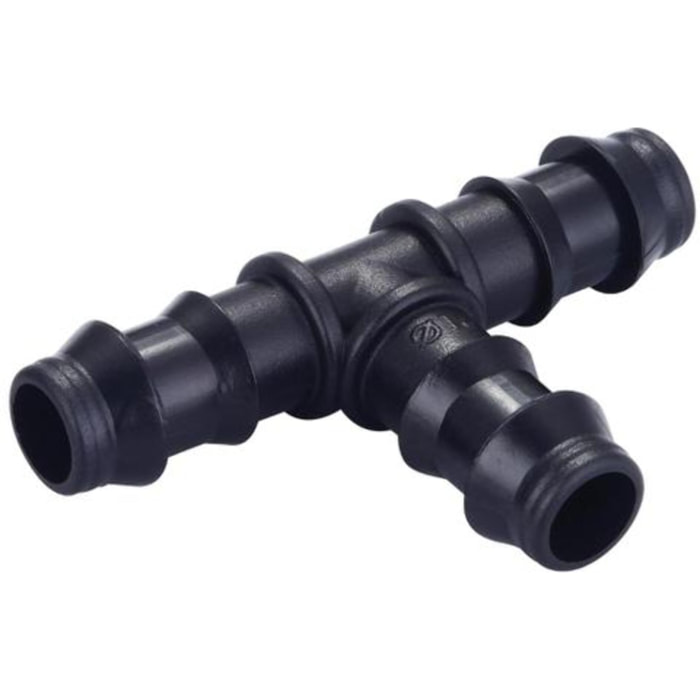 PLANETA HUERTO | Té 16 mm 10 uds – Conectores en Forma de T para Derivación en Sistemas de Riego