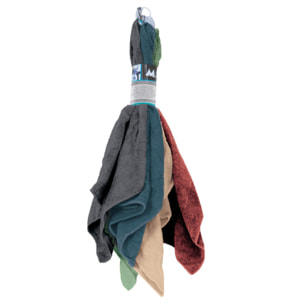 Lot de 5 lavettes microfibre Multicolor MSV