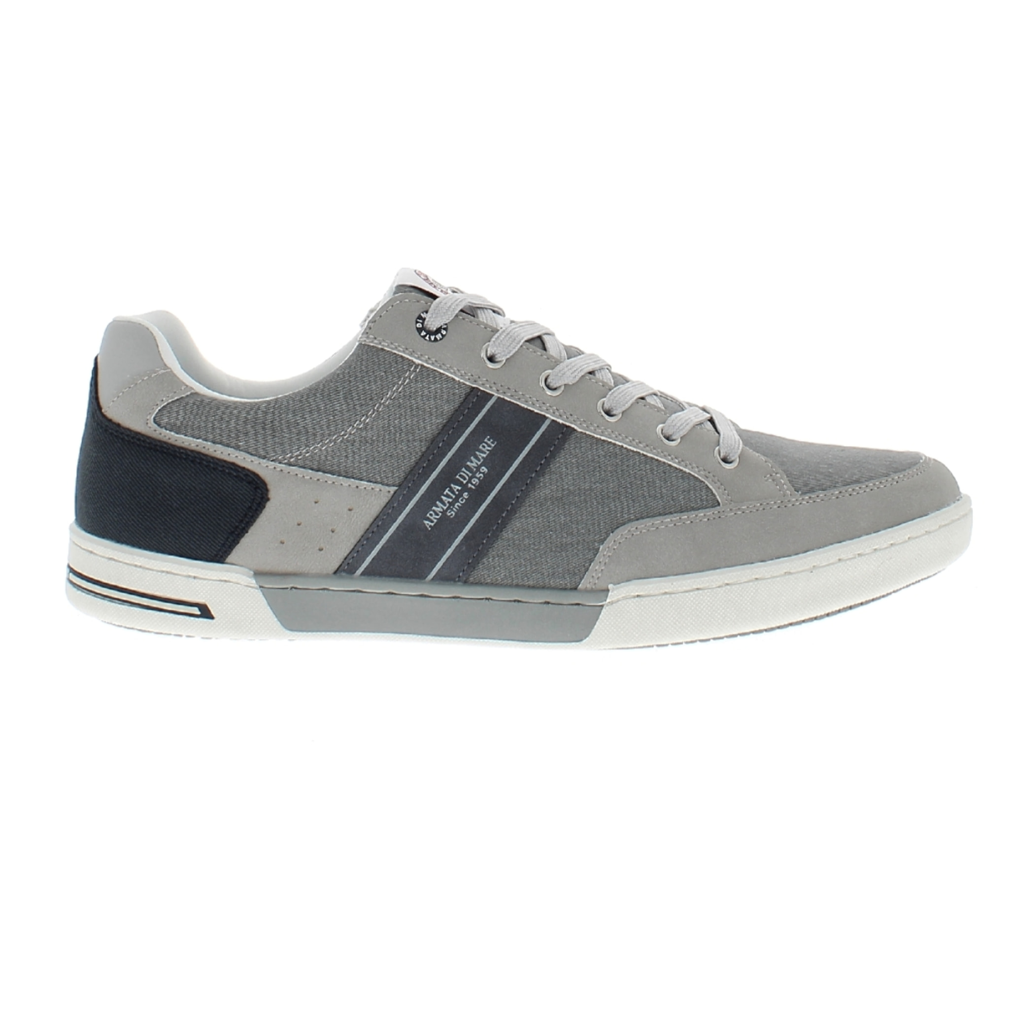 Armata di Mare Scarpe Uomo Sneakers Casual Stringate con Soletta Rimovibile in Memory Foam AMU S24M527 Grey