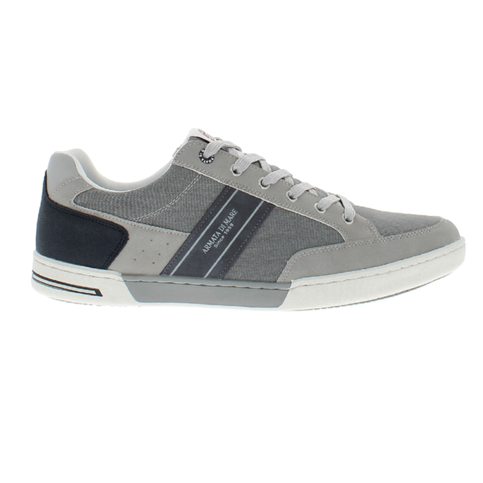 Armata di Mare Scarpe Uomo Sneakers Casual Stringate con Soletta Rimovibile in Memory Foam AMU S24M527 Grey