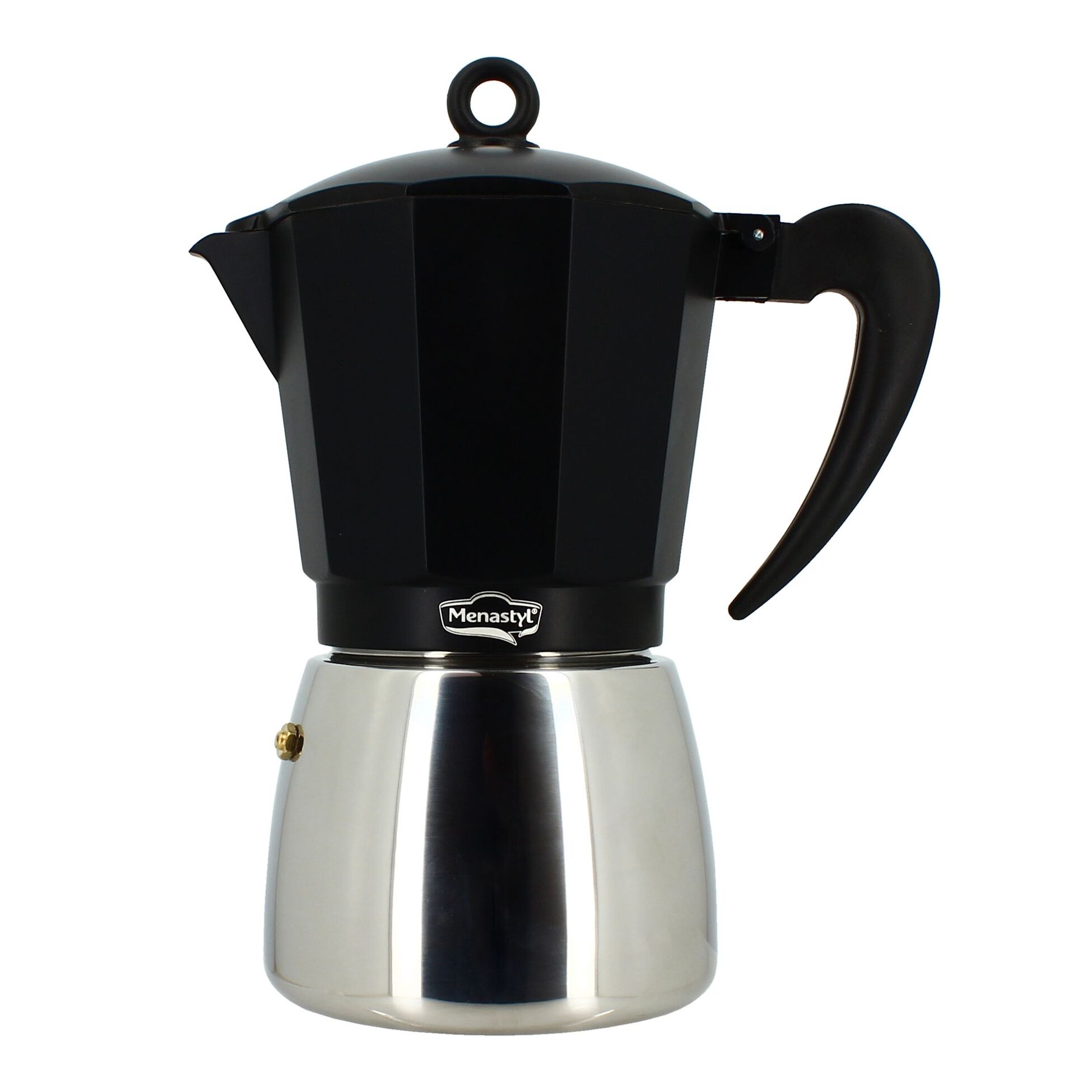 Cafetière 12 tasses en aluminium - tous feux MOKA