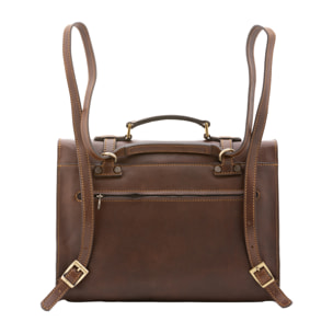 Zaino  unisex In Vera pelle Made in Italy 37x28x9 cm