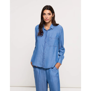 Camisa Manga Larga Denim - Daphne