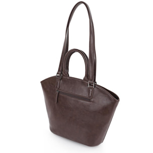 Bolso Shopper-Tote Lois Crossover Marron