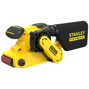 Ponceuse à Bande 1010 W Vitesse 390 m/min, Plateau 533 x 76 mm, Filaire et Compacte STANLEY Fatmax FMEW204K-QS - Livrée en Mallette avec 1 Abrasif