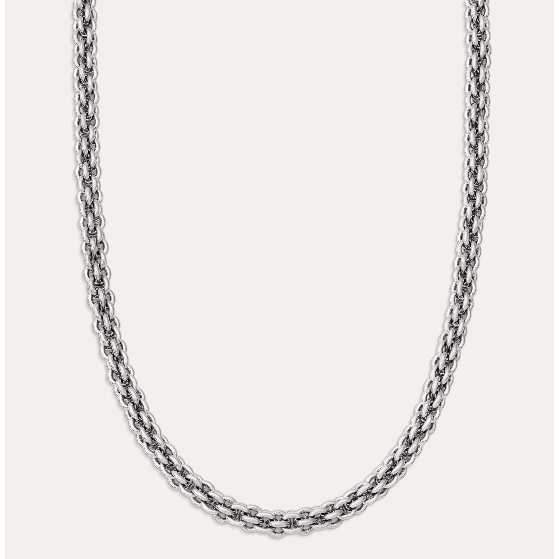 Collana Big Rope  in Acciaio