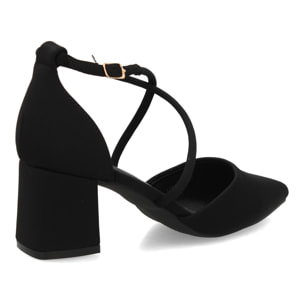 Zapato tacón ancho elegante para mujer