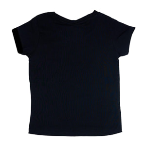 Camiseta niña Leone manga corta y encaje Pink Girl