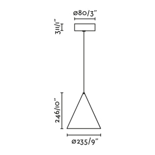 LINA Lampe suspension blanche