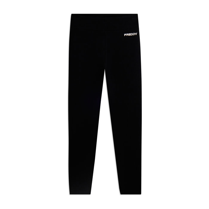 Leggings 7/8 con stampa MOV perlata sul fondo posteriore