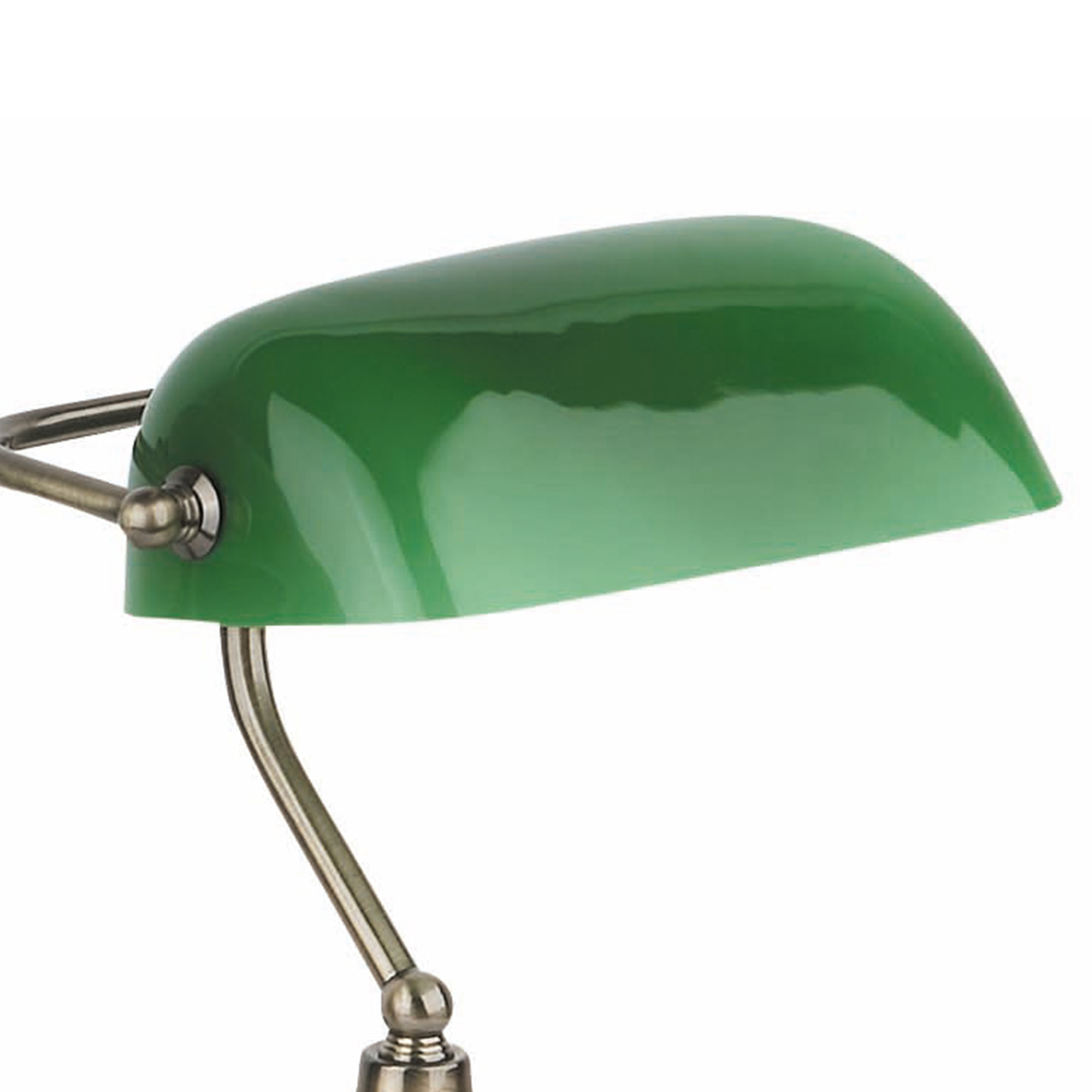 BANKER Lampe de table or vieilli