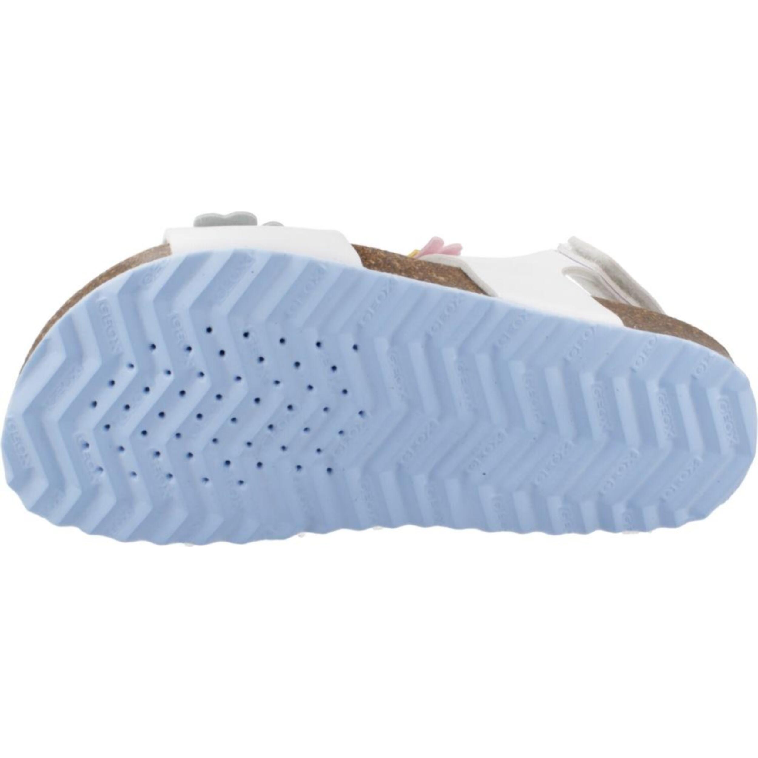 Sandalias Niña de la marca GEOX  modelo J ADRIEL GIRL BLANCO