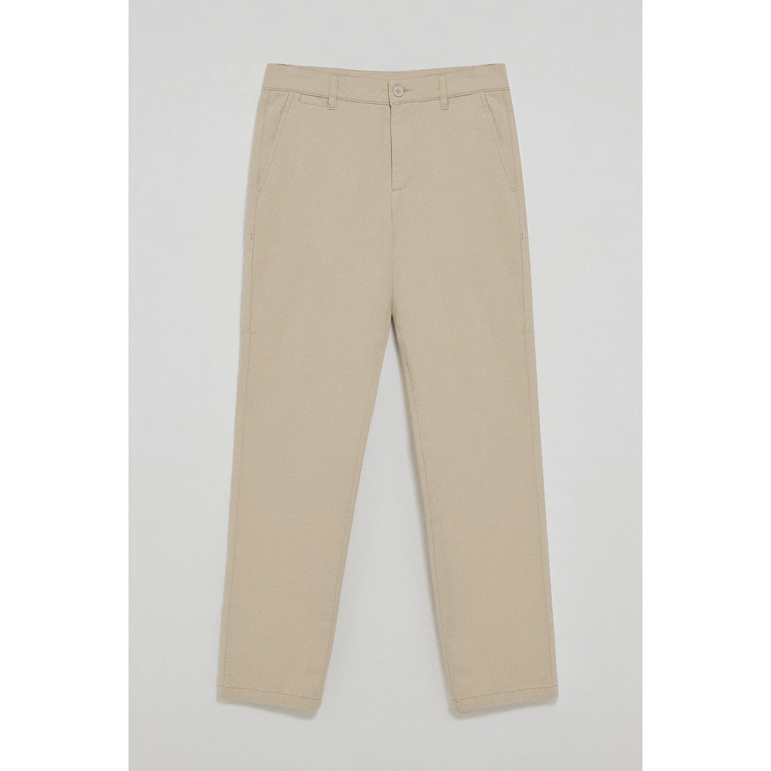 Pantaloni chino Vanya beige con ricamo Polo Club