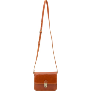 Borsa a tracolla da donna - Modello False - Vera pelle - 20.0 x 16.0 x 7.0 cm