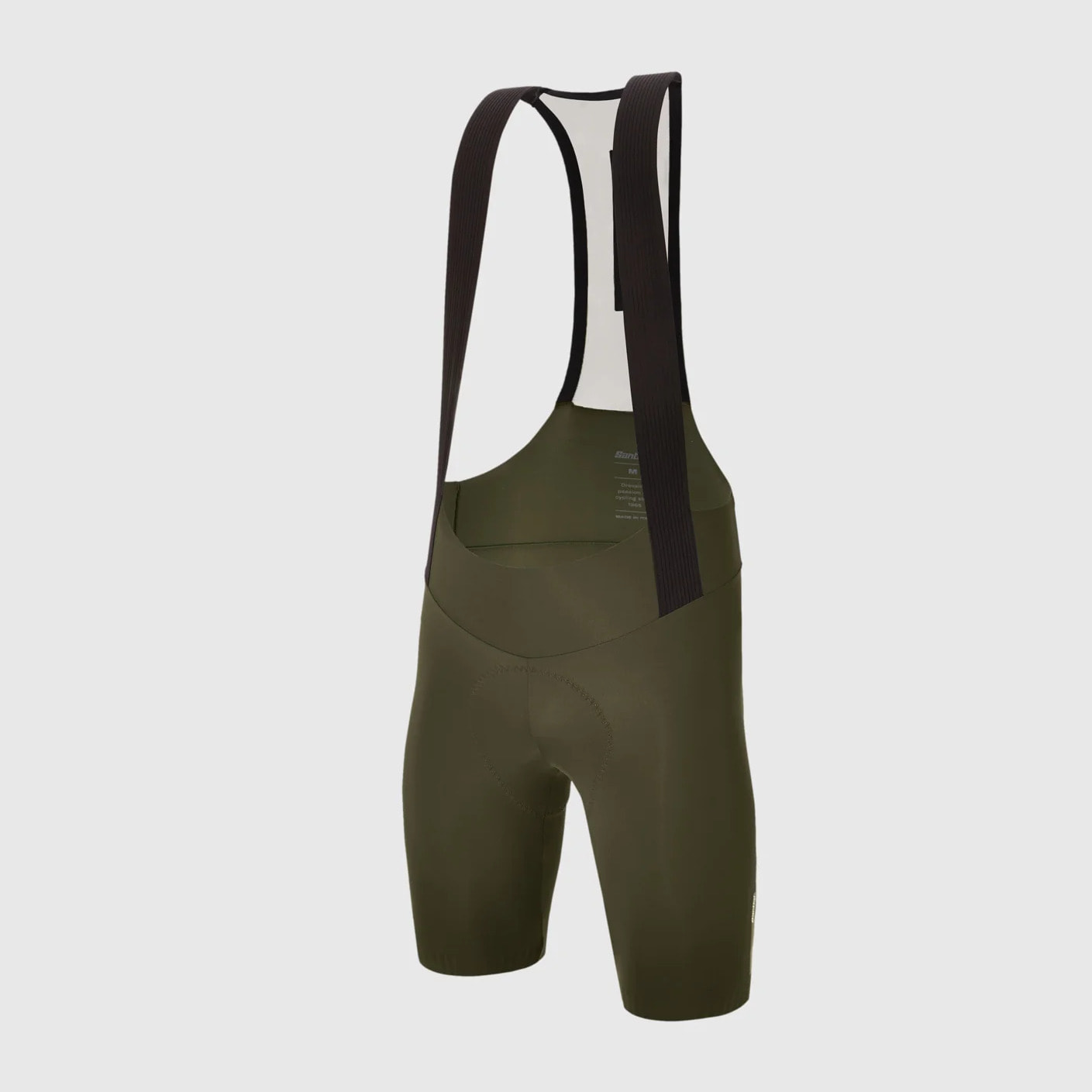 Plush Men's Bib Shorts - Vert Militaire - Verde Militare