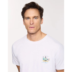 Camiseta Manga Corta Blanco - Singzone