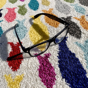 Tapis enfant Vade motif de poissons multicolores