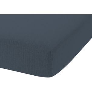 Drap Housse - Bonnet:30cm - 100% gaze De Coton