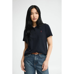 Polo blu marino regular fit con ricamo Rigby Go