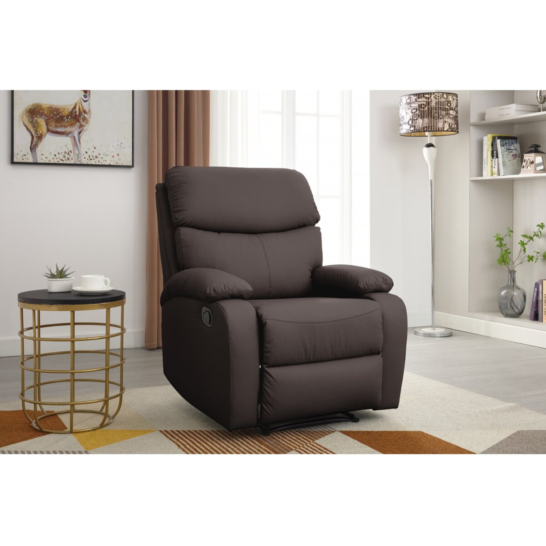 Fauteuil inclinable "Giselle" - Marron