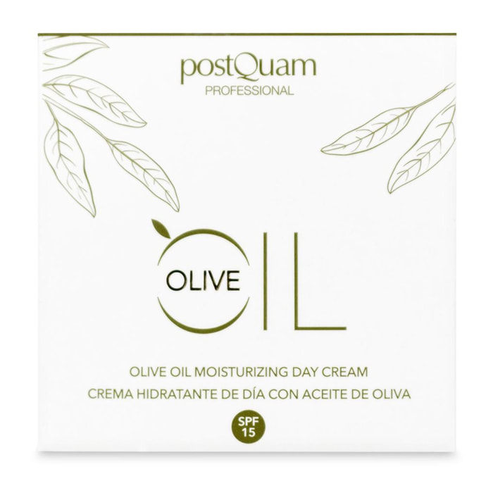Crème De Jour Spf 15 Olive Oil Postquam - Tous Types De Peaux - 50 Ml