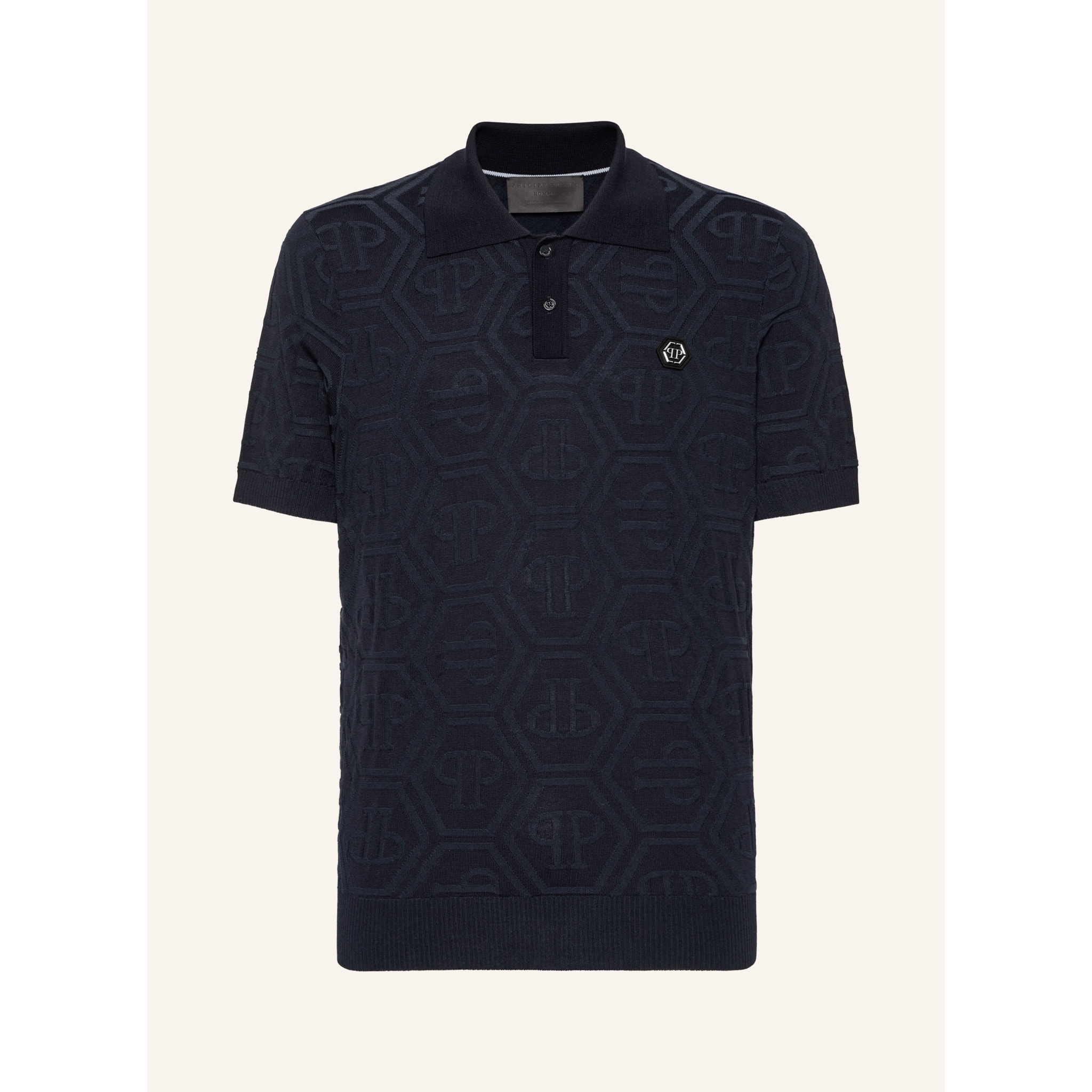 PHILIPP PLEIN Pullover Polo-Neck MONOGRAM
