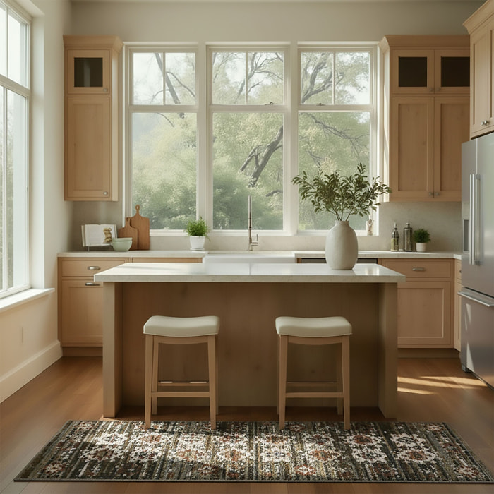 Tapis vintage de couloir GIA