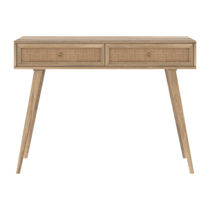 Console en bois de manguier 2 tiroirs - Masala