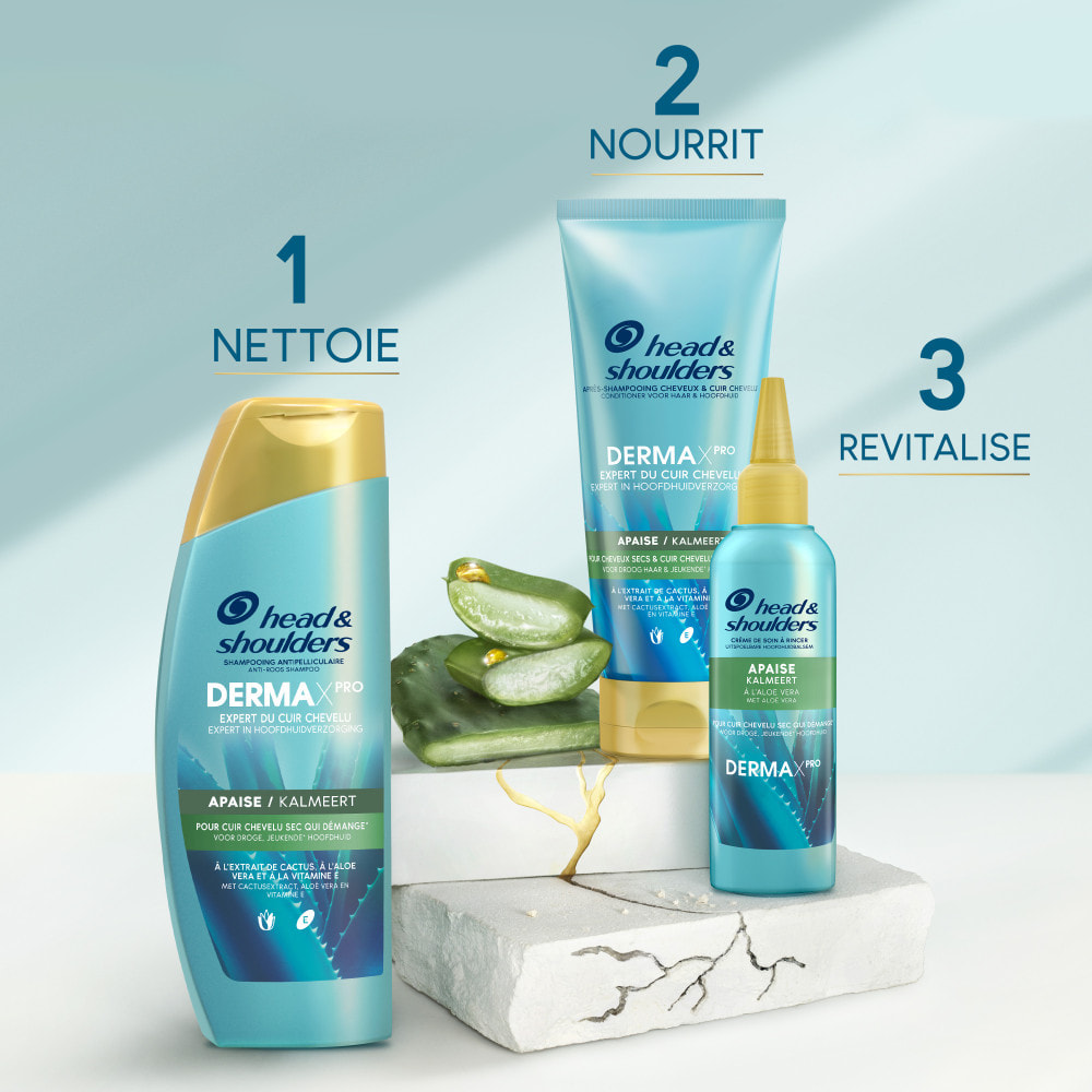 6 Shampoings Apaise 225ml, DERMAxPRO by Head & Shoulders