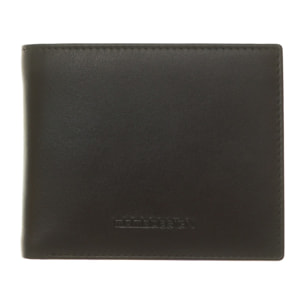 Portafoglio uomo in vera pelle - Modello Valerian Nova - Casual - 12.0 x 9.7 x 2.0 cm