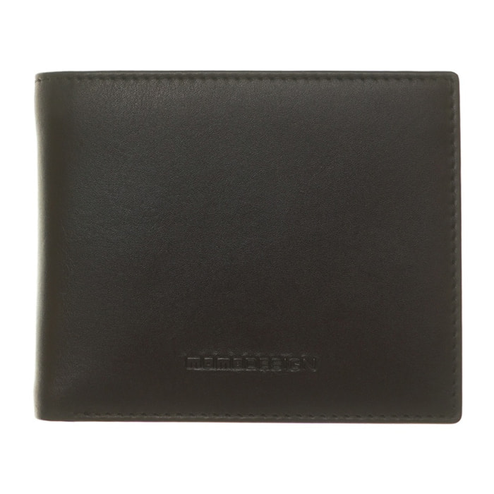 Portafoglio uomo in vera pelle - Modello Valerian Nova - Casual - 12.0 x 9.7 x 2.0 cm