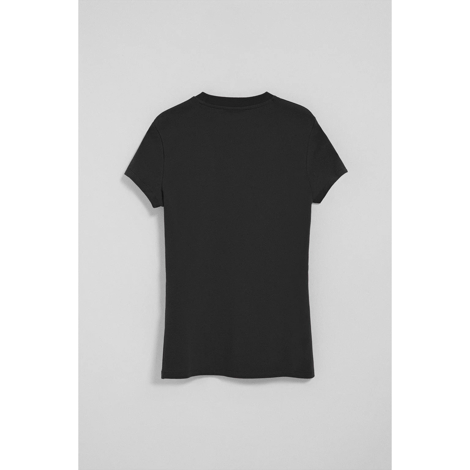 Camiseta negra de manga corta con logo bordado Rigby Go