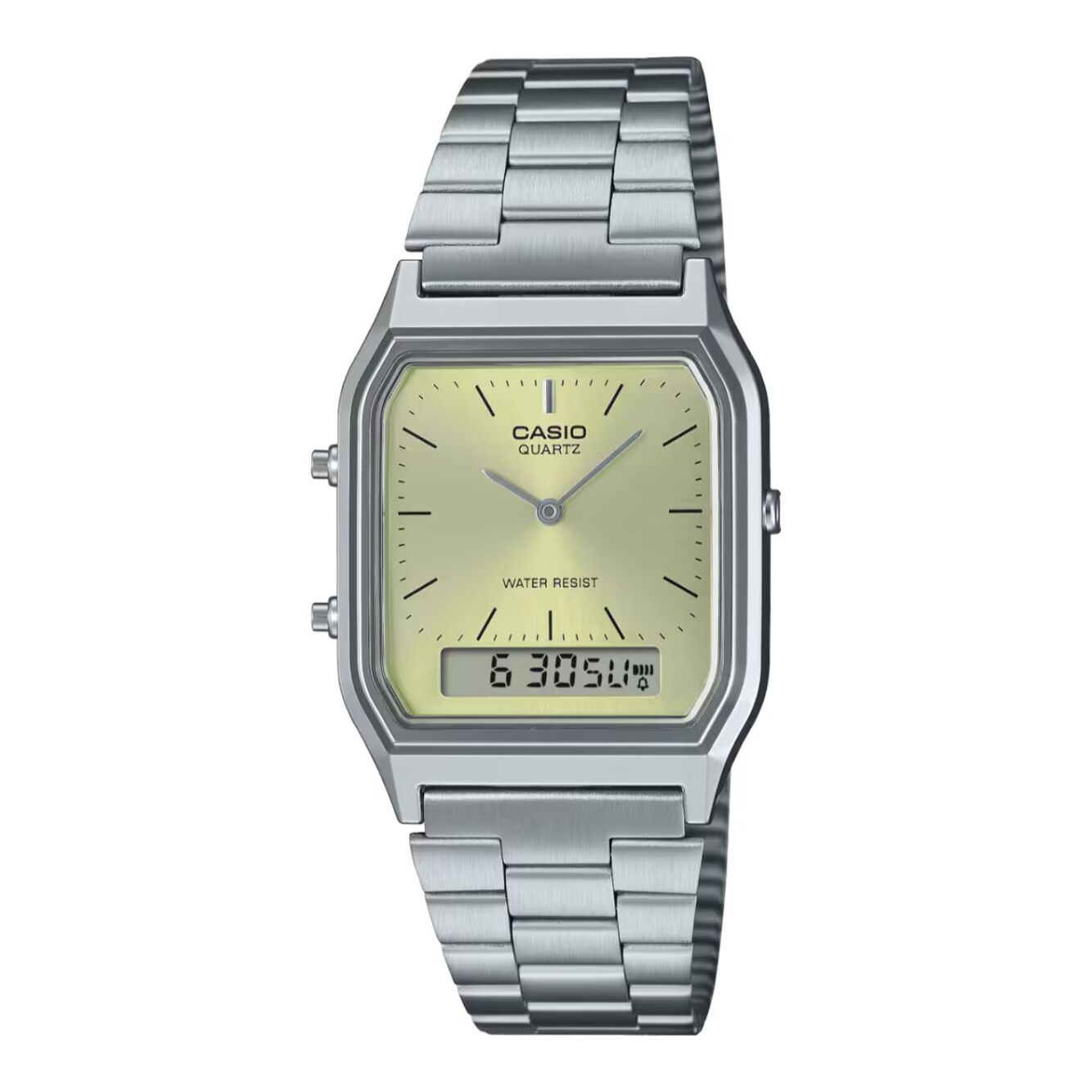 Reloj Casio AQ-230A-9A Unisex Analogico/digital Cuarzo con Correa de Acero inoxidable
