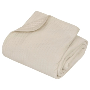 Dessus de lit Lilou ivoire 260x240cm