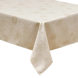 Nappe jacquard étoiles 140x240cm