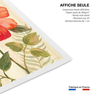 Poster Diamant d'hibiscus Affiche seule